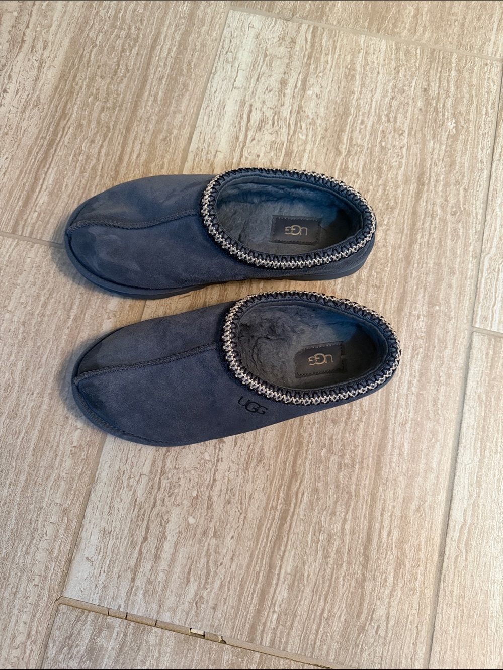 UGG Navy Blue slip-ons - Picture 2 of 3